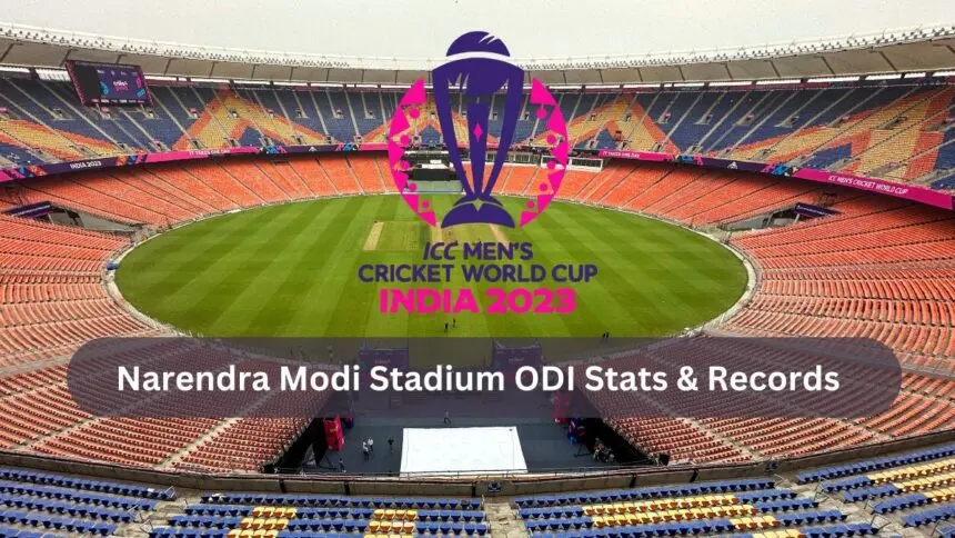 narendra modi stadium records