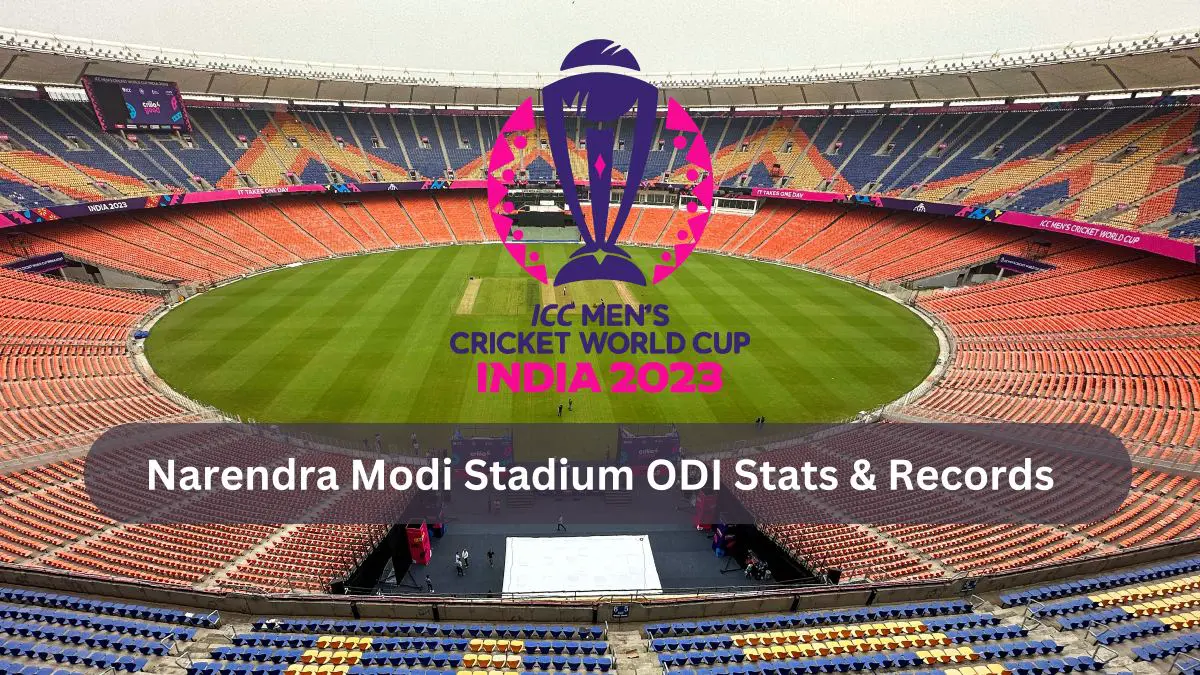 narendra modi stadium records