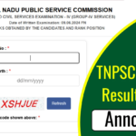 TNPSC Group 4 result