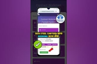 Tata Steel Canteen Online Booking System