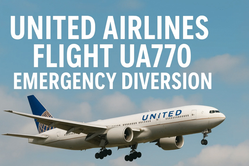 United Airlines Flight UA770 Emergency Diversion