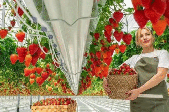 Hydroponic Strawberry Plants