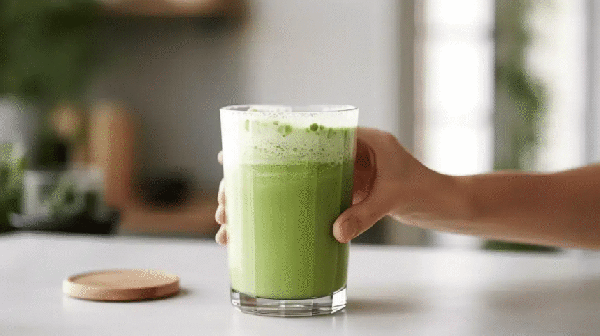 what does a matcha latte taste like