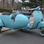Vintage Scooter with Sidecar