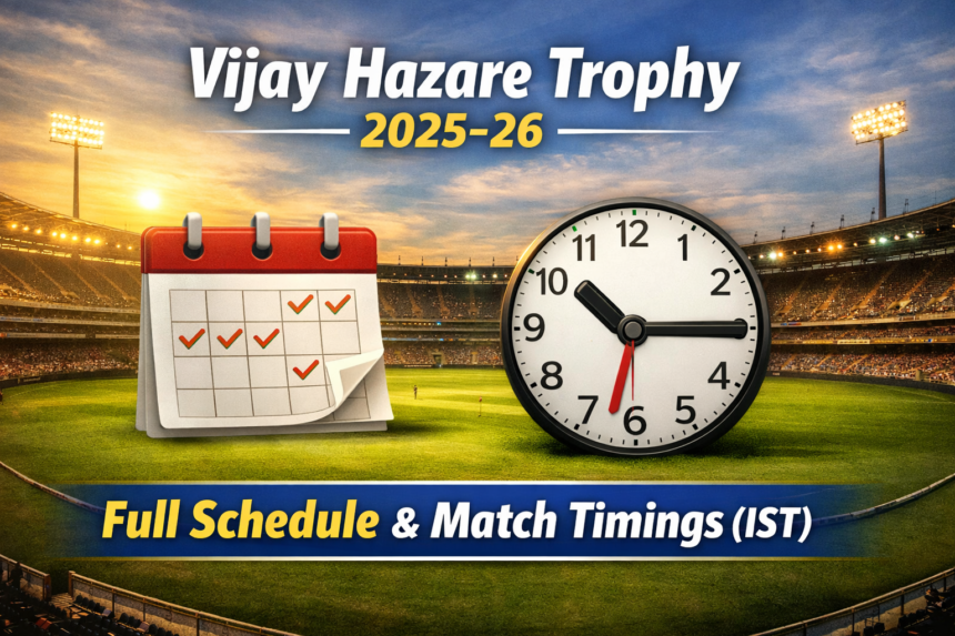 Vijay Hazare Trophy 2025–26