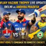 Vijay Hazare Trophy Live Update