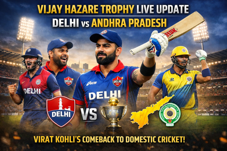 Vijay Hazare Trophy Live Update