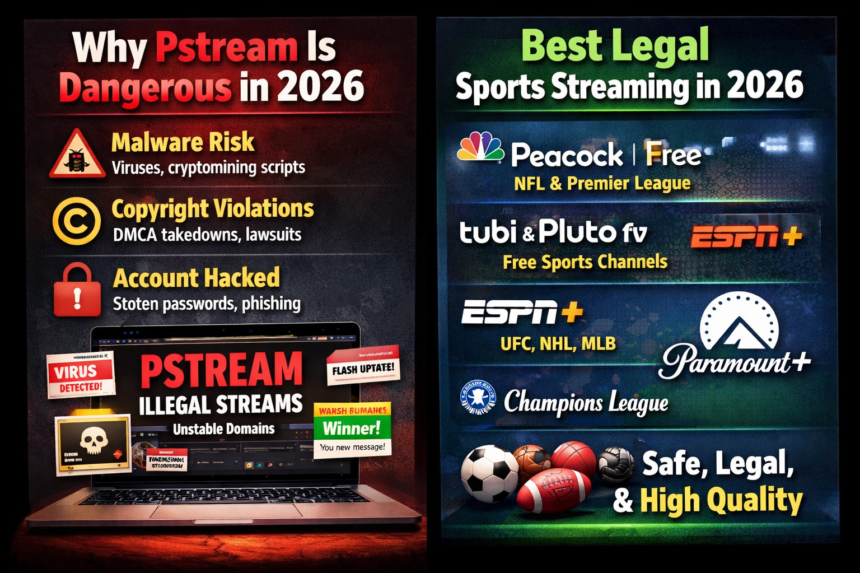 pstream sports streaming alternatives 2026