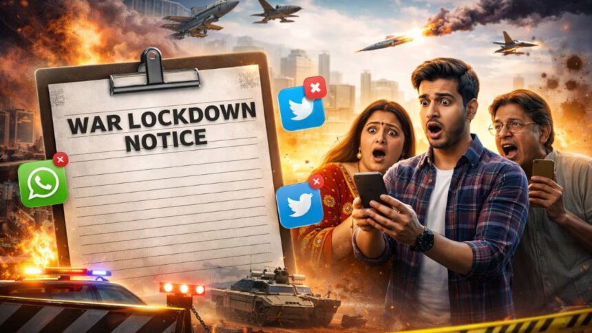 War Lockdown Notice