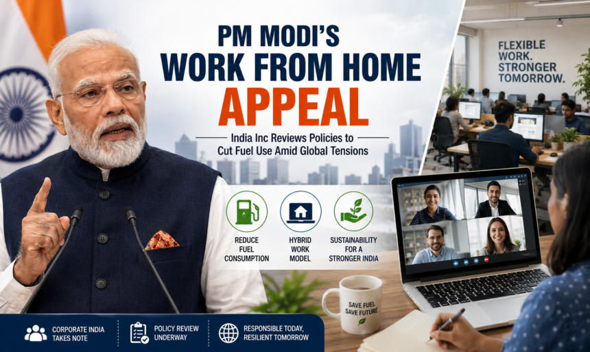 PM Modi Work From Home Appeal