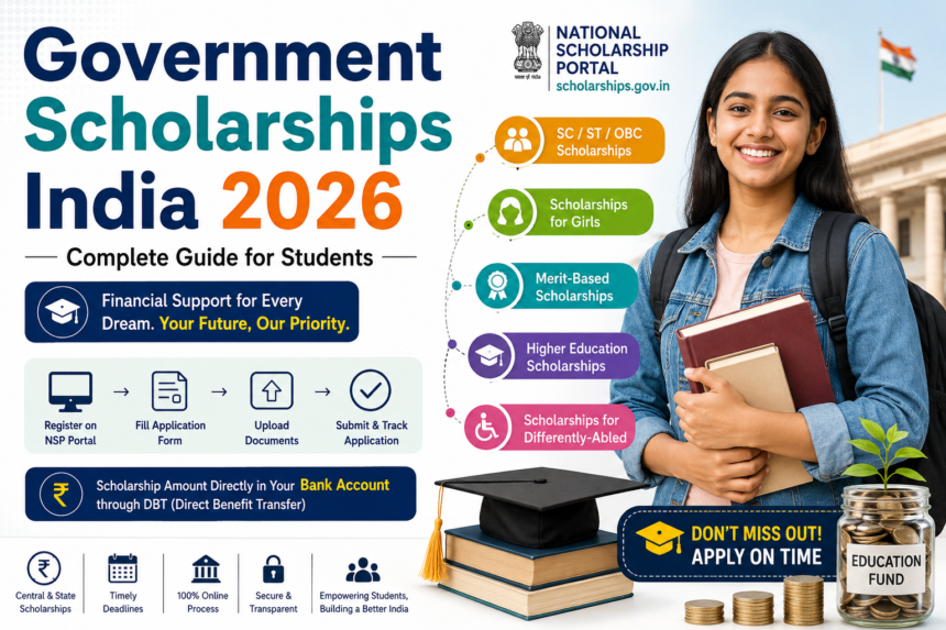 Government Scholarships India 2026