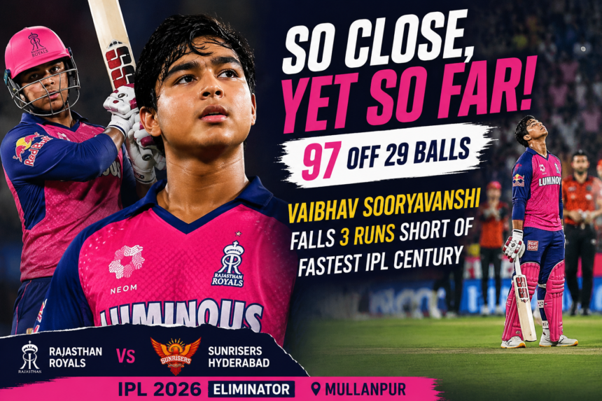 Vaibhav Sooryavanshi IPL 2026