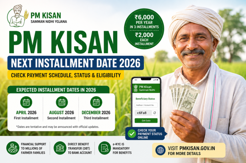 PM Kisan Next Installment Date 2026