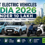 best electric vehicles India 2026 under 10 lakh