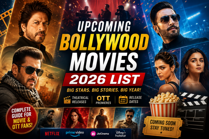 upcoming Bollywood movies 2026 list