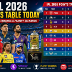IPL 2026 Points Table Today