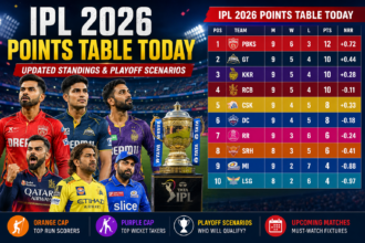 IPL 2026 Points Table Today