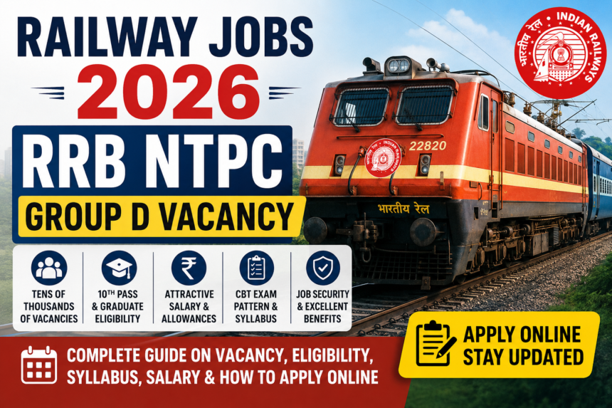 Railway Jobs 2026 RRB NTPC Group D Vacancy