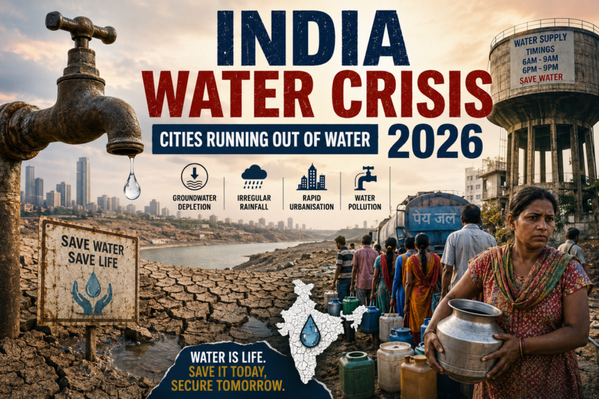 India Water Crisis 2026 Cities Running Out of Water