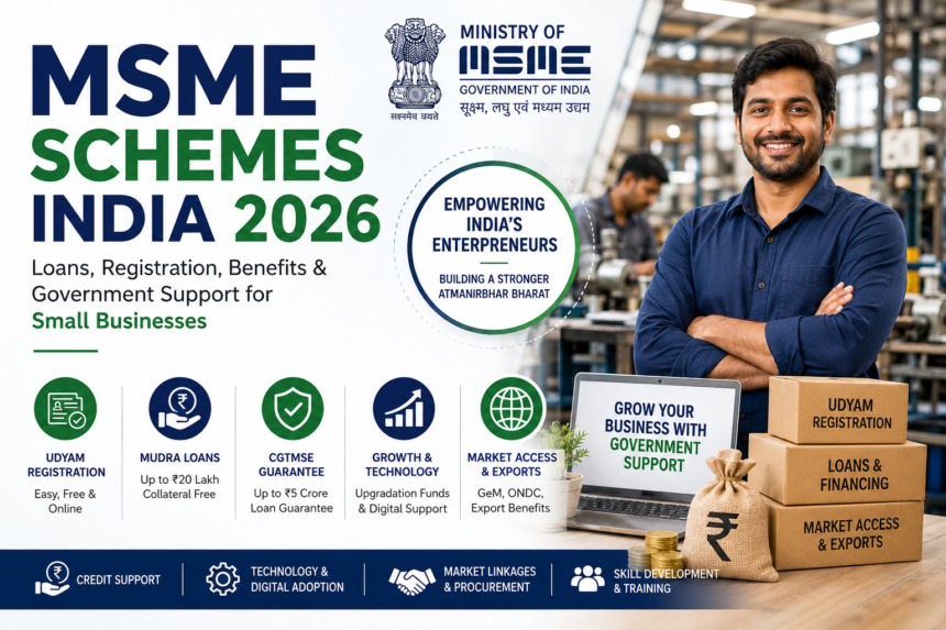MSME Schemes India 2026