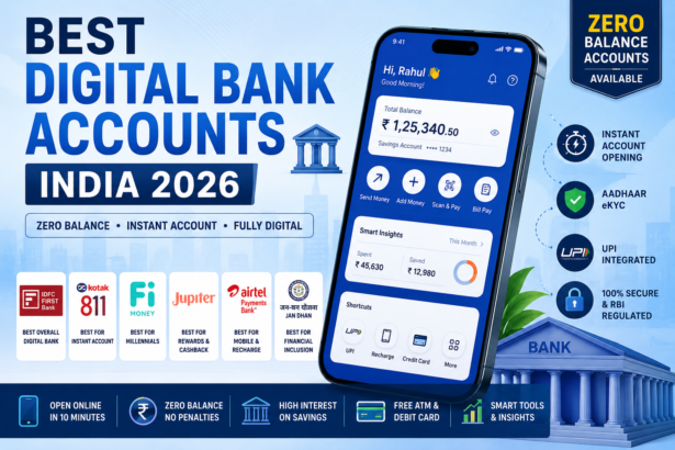 Best Digital Bank Accounts India 2026
