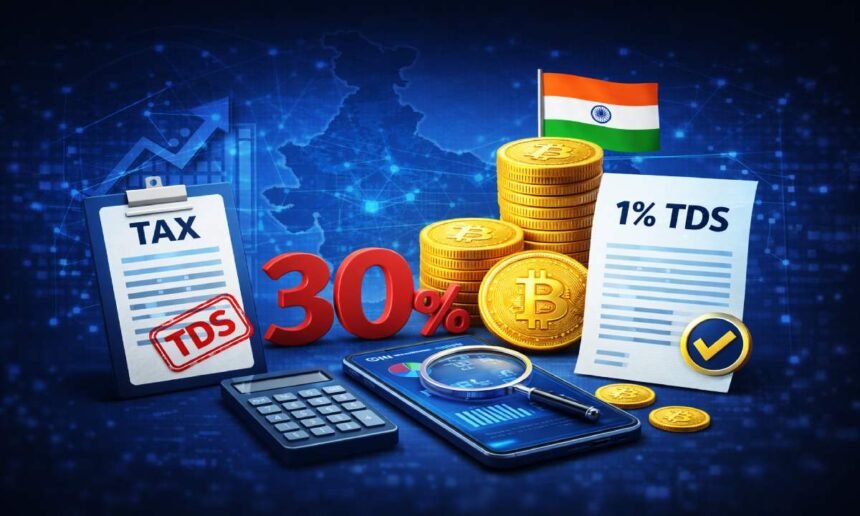 crypto tax rules India 2026