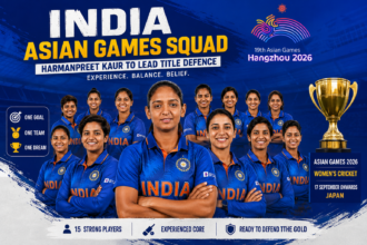 India Asian Games Squad 2026