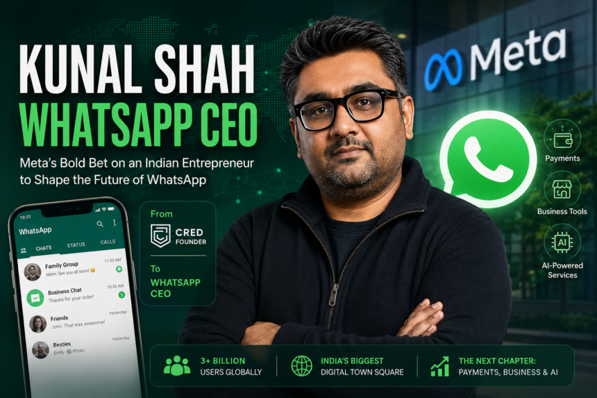 Kunal Shah WhatsApp CEO