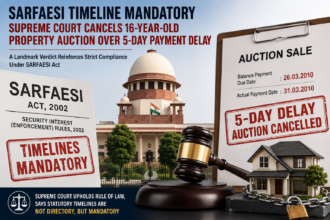 SARFAESI Timeline Mandatory