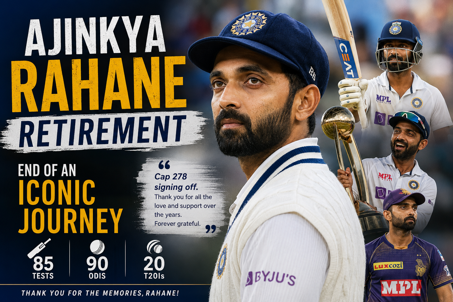 Ajinkya Rahane Retirement