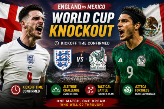 England vs Mexico World Cup Knockout