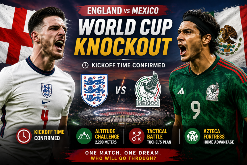England vs Mexico World Cup Knockout