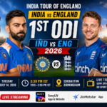 India vs England ODI 2026