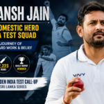Saransh Jain Cricket Career