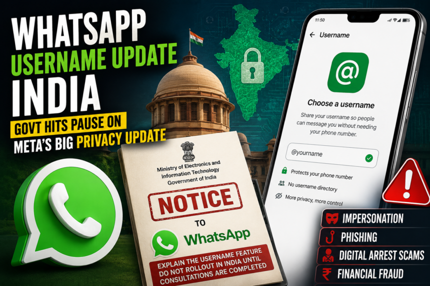 WhatsApp Username Update India