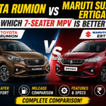 Toyota Rumion vs Maruti Suzuki Ertiga