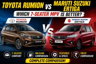 Toyota Rumion vs Maruti Suzuki Ertiga