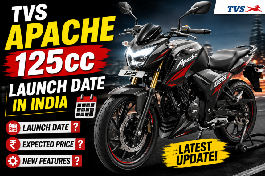 TVS Apache 125cc launch date in India