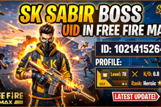 SK Sabir Boss UID in Free Fire MAX profile update